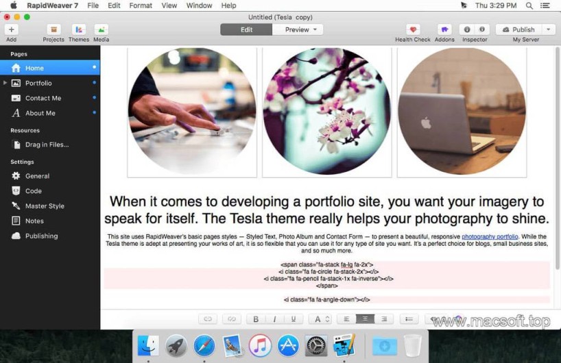 RapidWeaver 9.0.21040b 超便捷网页开发工具